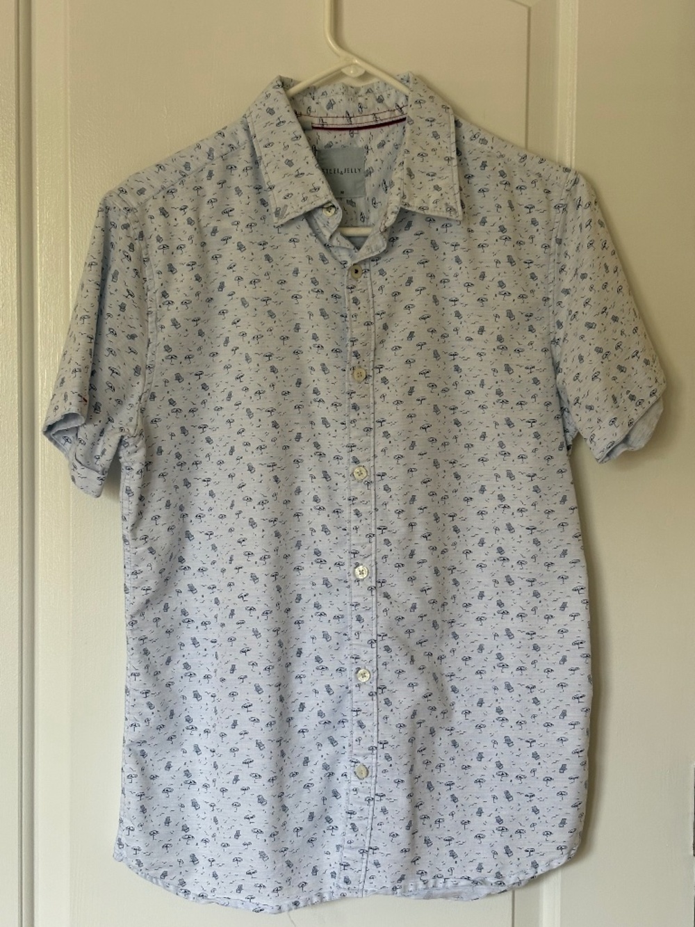 Mens Summer Button Down